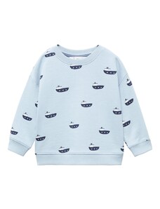 MANGO KIDS Sweater majica 'Port' morsko plava / svijetloplava / bijela