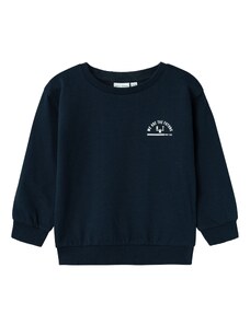 NAME IT Sweater majica 'VIKRAM' safirno plava / bijela