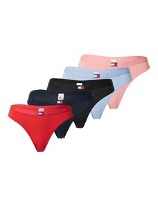 Tommy Hilfiger Underwear Tanga gaćice mornarsko plava / svijetloplava / rosé / crvena / crna