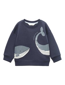MANGO KIDS Sweater majica 'BALLENA' mornarsko plava / siva / bijela