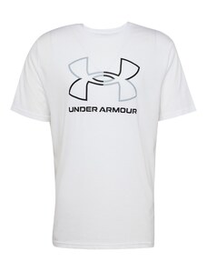 UNDER ARMOUR Tehnička sportska majica 'Foundation' siva / crna / bijela