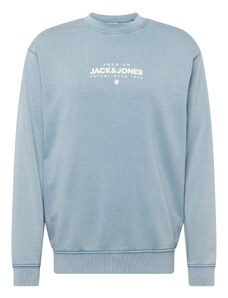 JACK & JONES Sweater majica 'LAKE' svijetloplava / bijela