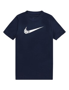 NIKE Tehnička sportska majica morsko plava / crna / bijela