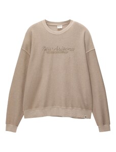 Pull&Bear Sweater majica bež / pijesak