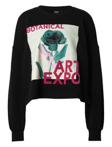 ONLY Sweater majica 'PIXAS' bež / lila / roza / crna