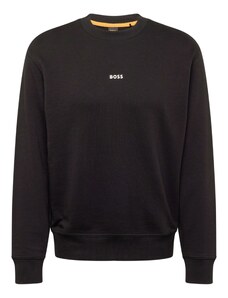 BOSS Sweater majica 'We Small' crna / bijela