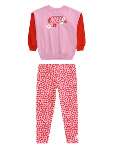 Nike Sportswear Jogging komplet roza / crvena / bijela