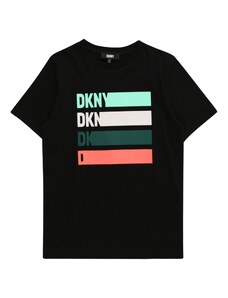 DKNY Majica menta / losos / crna / prljavo bijela