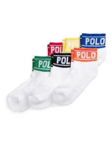 Polo Ralph Lauren Čarape zelena / crvena / crna / bijela