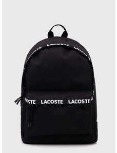 Ruksak Lacoste boja: crna, veliki, bez uzorka