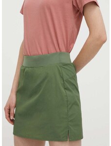Sportska suknja Columbia Boundless Trek boja: zelena, mini, ravna, 2073023