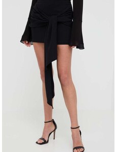 Suknja Elisabetta Franchi boja: crna, mini, pencil, GO03642E2
