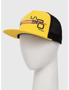 Kapa sa šiltom LA Sportiva Stripe Cub boja: žuta, s tiskom