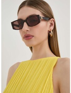 Sunčane naočale Gucci za žene, boja: smeđa