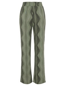 LASCANA Pidžama hlače maslinasta / tamno zelena