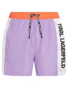 Karl Lagerfeld Kupaće hlače lavanda / narančasta / crna / bijela