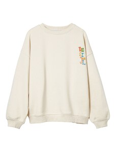 Desigual Sweater majica bež / plava / zelena / narančasta
