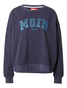 Derbe Sweater majica 'Moin' mornarsko plava / svijetloplava / siva / crna