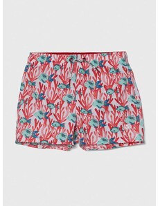 Dječje kratke hlače za kupanje Pepe Jeans FISHCORAL SWIMSHORT boja: crvena