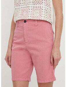 Kratke hlače North Sails za žene, boja: ružičasta, bez uzorka, visoki struk74775, 74775