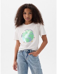 GAP Kids' T-shirt with sequins - Girls