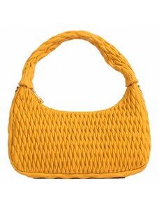 Luksuzna Talijanska torba od prave kože VERA ITALY "Quella", boja žuta, 13x27cm