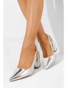 Zapatos Elegantne cipele na petu Omria srebrno