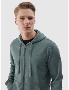 4F Men's zip-up hoodie - khaki