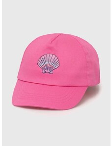 Pamučna kapa sa šiltom za bebe zippy boja: ružičasta, s tiskom