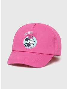 Pamučna kapa sa šiltom zippy x Disney boja: ružičasta, s tiskom