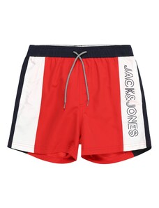 Jack & Jones Junior Kupaće hlače 'FIJI' mornarsko plava / crvena / bijela