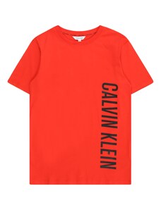 Calvin Klein Swimwear Majica 'Intense Power' svijetlocrvena / crna