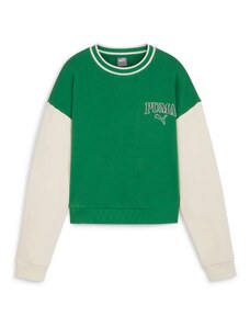 PUMA Sweater majica 'SQUAD' boja pijeska / zelena / žad / bijela