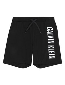 Calvin Klein Swimwear Hlače crna / bijela