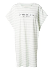 Marc O'Polo Spavaćica košulja svijetlozelena / crna / prljavo bijela