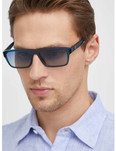 Sunčane naočale Guess za muškarce, boja: tamno plava