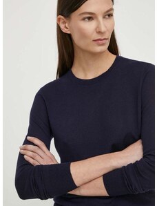 Vuneni pulover Theory za žene, boja: tamno plava, lagani