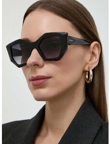 Sunčane naočale Guess za žene, boja: crna, GU7897_5001B