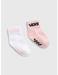 Dječje čarape Vans DROP V CLASSIC SOCK 2-pack boja: ružičasta