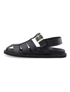Kožne sandale Bianco BIASALLY za žene, boja: crna, 11201087