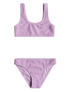 Dječji dvodijelni kupaći kostim Roxy ARUBA RG boja: ljubičasta