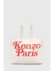 Pamučna torba Kenzo boja: bež, FE58SA911F35.03