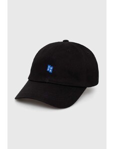 Pamučna kapa sa šiltom Ader Error TRS Tag Cap boja: crna, s aplikacijom, BMSGFYHW0201
