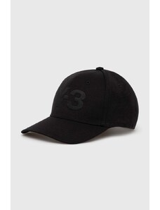 Kapa sa šiltom Y-3 Logo Cap boja: crna, s aplikacijom, IY0104