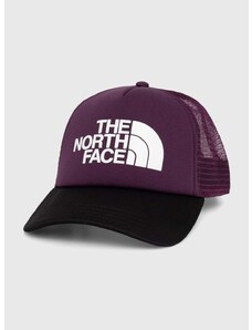Kapa sa šiltom The North Face boja: ljubičasta, s tiskom, NF0A3FM3V6V1