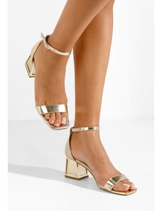 Zapatos Ženske sandale elegantne Dantea zlatno