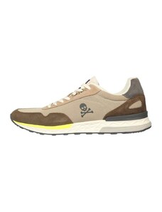 Scalpers Niske tenisice 'Harry Sneakers ' bež / smeđa / žuta / siva / bijela