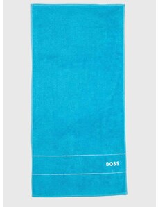 Pamučni ručnik BOSS Plain River Blue 50 x 100 cm