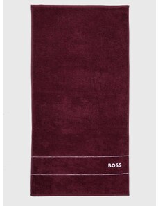 Pamučni ručnik BOSS Plain Burgundy 50 x 100 cm