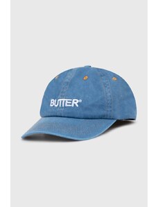 Pamučna kapa sa šiltom Butter Goods Rounded Logo 6 Panel Cap s aplikacijom, BGQ1247002